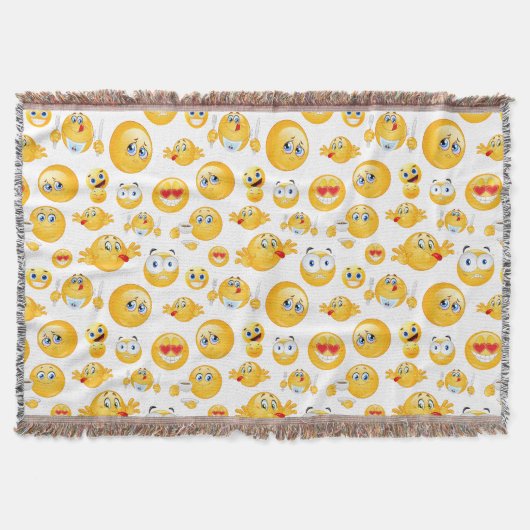 Emoji-patroon Deken (Voorkant)