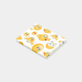 Emoji-patroon Post-it® Notes (Schuin)