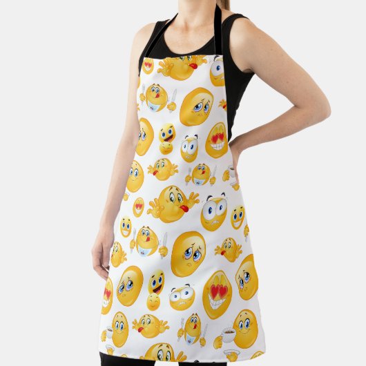 Emoji-patroon Schort (Insitu)