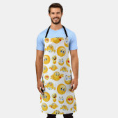 Emoji-patroon Schort (Gedragen)
