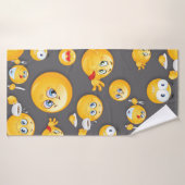 Emoji Pattern 2 Badhanddoek (Badhanddoek)