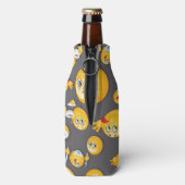 Emoji Pattern 2 Flesjeskoeler (Fles Achterkant)