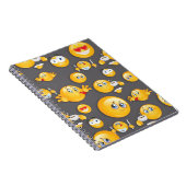 Emoji Pattern 2 Notitieboek (Rechterzijde)