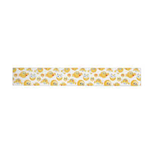 Emoji Pattern Adreslabel Wikkel