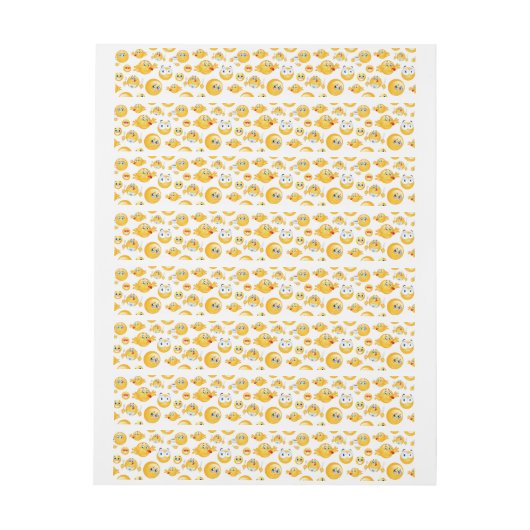 Emoji Pattern Adreslabel Wikkel (Vel)