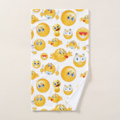 Emoji Pattern Bad Handdoek (Handdoek)