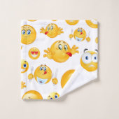Emoji Pattern Bad Handdoek (Wasdoekje)