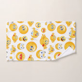 Emoji Pattern Bad Handdoek (Handdoek)