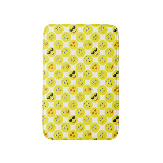 Emoji Pattern Badmat (Voorkant Verticaal)