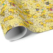 Emoji Pattern Cadeaupapier (Rol Hoek)