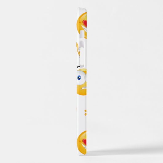 Emoji Pattern iPhone Hoesje (Linkerkant)