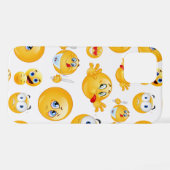 Emoji Pattern iPhone Hoesje (Achterkant horizontaal)