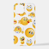 Emoji Pattern iPhone Hoesje (Achterkant)