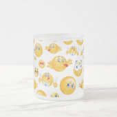 Emoji Pattern Matglas Koffiemok (Center)