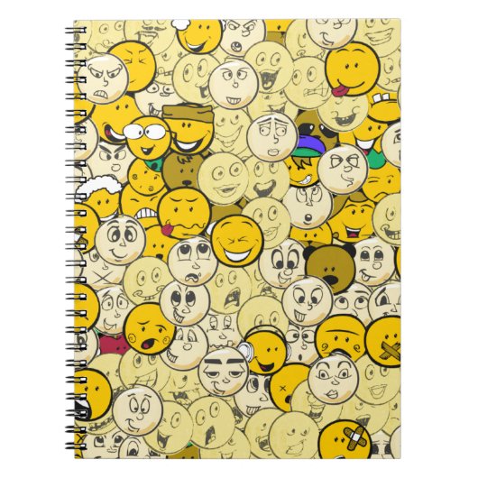Emoji Pattern Notitieboek (Voorkant)