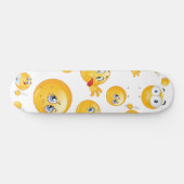 Emoji Pattern Persoonlijk Skateboard (Horizontaal)