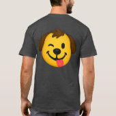 Emoji Perro Divertido – Estilo Kawaii para Amantes T-shirt (Achterkant)