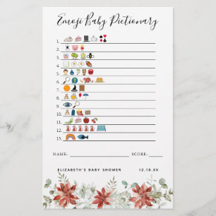 Emoji Pictionary BABY SHOWER