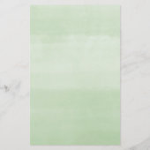 Emoji pictionary baby shower game Gold Greenery (Achterkant)