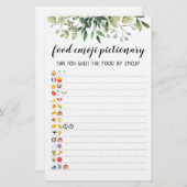 Emoji Pictionary spel Quiz met antwoorden (Voorkant / Achterkant)