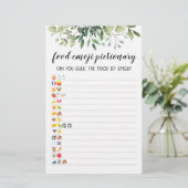 Emoji Pictionary spel Quiz met antwoorden (Staand voorkant)