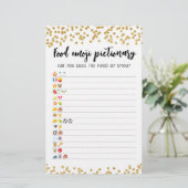 Emoji Pictionary spel Quiz met antwoorden (Staand voorkant)