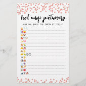 Emoji Pictionary spel Quiz met antwoorden (Voorkant)