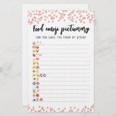 Emoji Pictionary spel Quiz met antwoorden (Voorkant / Achterkant)