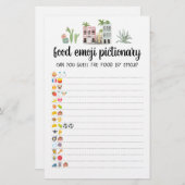 Emoji Pictionary spel Quiz met antwoorden (Voorkant / Achterkant)