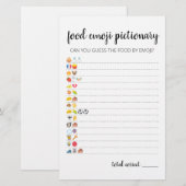 Emoji Pictionary spel Quiz met antwoorden (Voorkant / Achterkant)