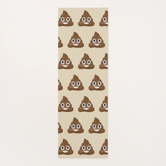 Emoji pile van poo Yoga Mat (Achterkant)