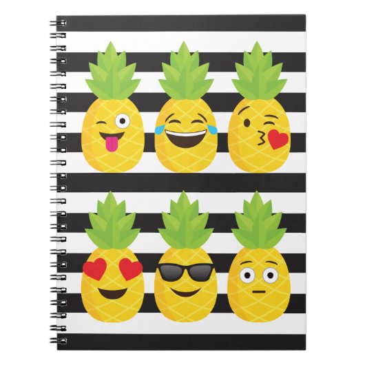 emoji pineapple notitieboek (Voorkant)
