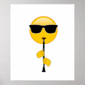 Emoji Plays Clarinet Poster (Voorkant)