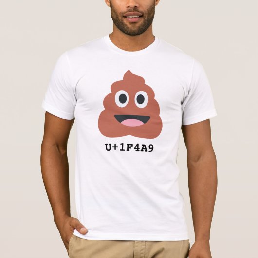 Emoji Poo T-shirt (Voorkant)