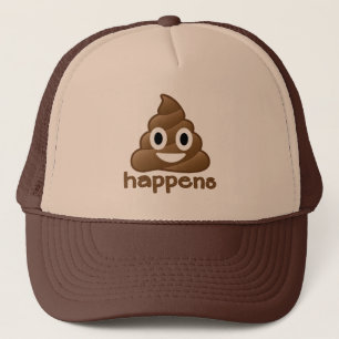 Emoji Poop gebeurt Trucker Pet