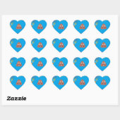 emoji poop kermas hart sticker (Vel)