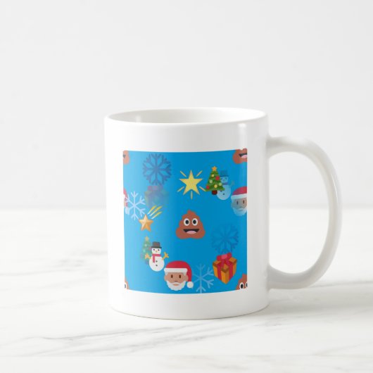 emoji poop kermas koffiemok (Rechts)