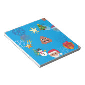 emoji poop kermas notitieblok (Schuin)
