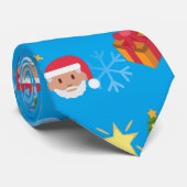 emoji poop kermas stropdas (Opgerold)