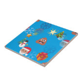 emoji poop kermas tegeltje (Zijkant)