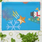 emoji poop kermas theedoek (Gevouwen)