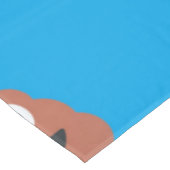 emoji poop kerstmis tafelkleed (Gekanteld)