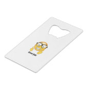 Emoji Products Creditkaart Flessenopener (Voorkant Gekanteld)