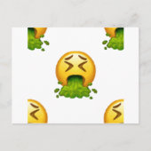 emoji puking briefkaart (Voorkant)
