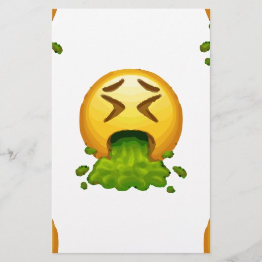 emoji puking briefpapier (Voorkant)