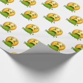 emoji puking cadeaupapier (Hoek)
