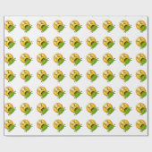 emoji puking cadeaupapier (Vlak)