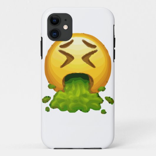 emoji puking Case-Mate iPhone case (Achterkant)