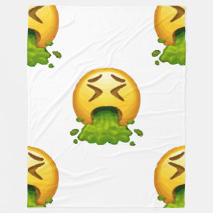 emoji puking deken