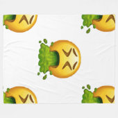 emoji puking deken (Voorkant (Horizontaal))